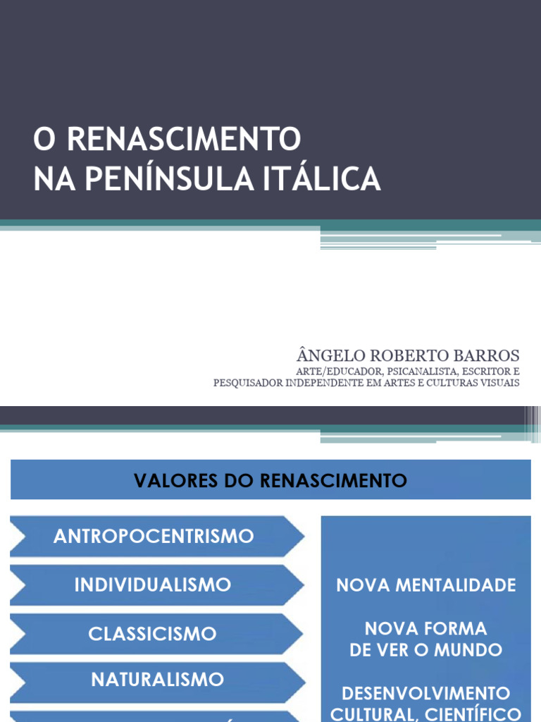 Importância do Renascimento na Itália | PDF | Leonardo da Vinci ...