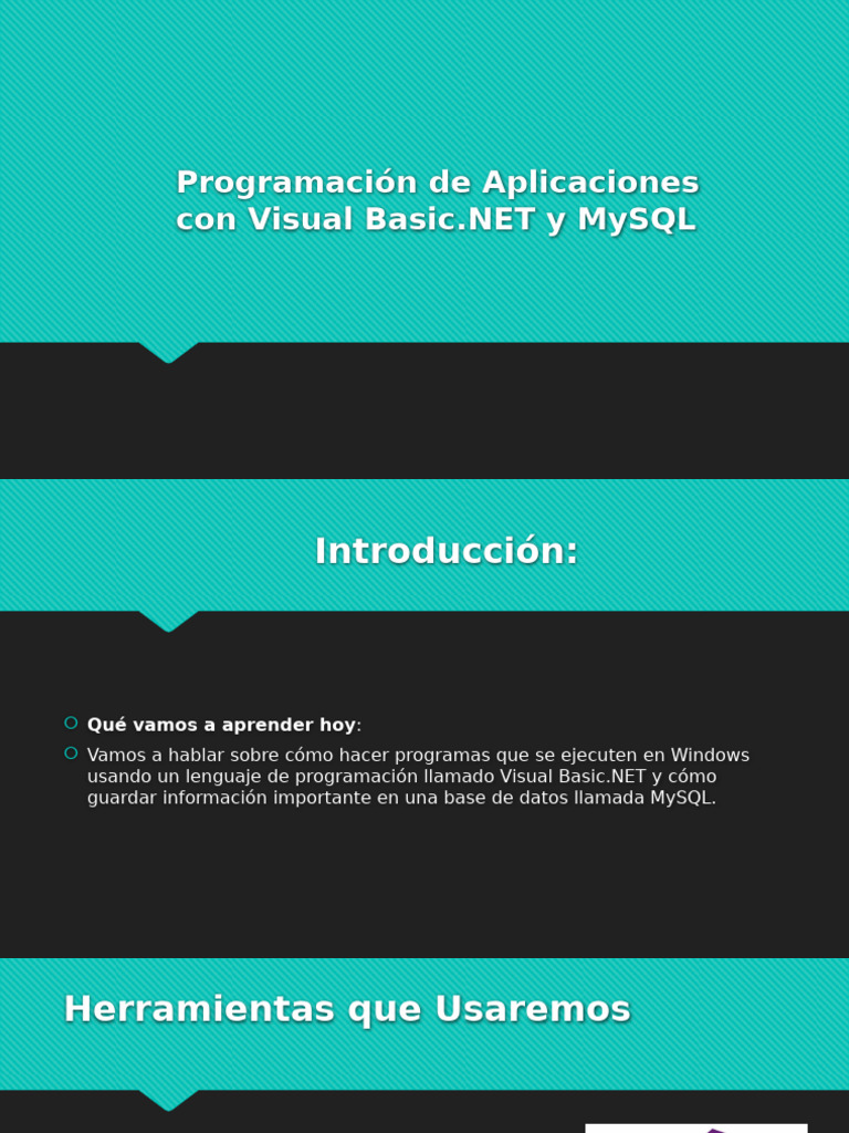 Programación en VB.NET y MySQL | PDF | Mi sql | Bases de datos