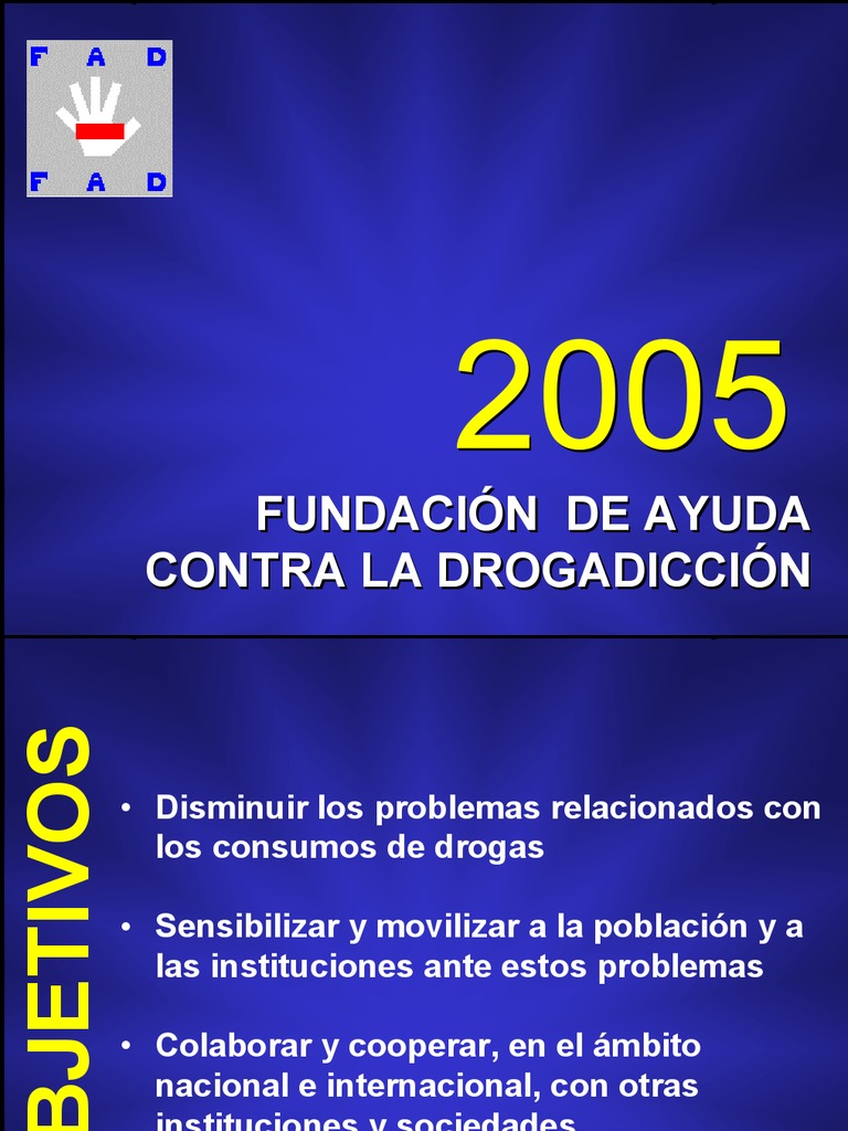 Fundación de Ayuda contra Drogadicción | PDF | Drogas | Maestros