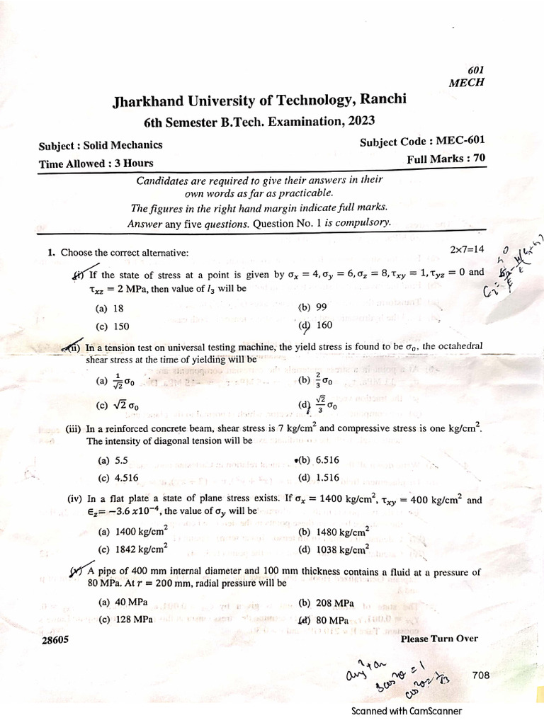 6th End Sem 2023 | PDF