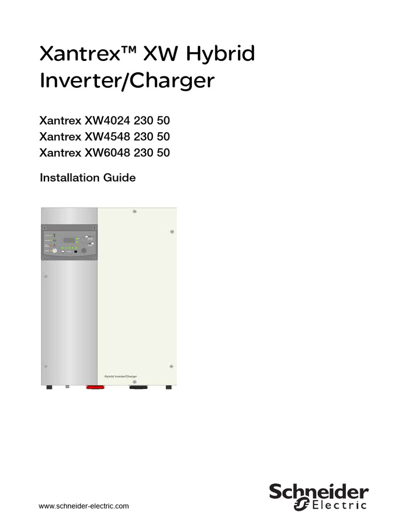 Xw Hybrid Inverter Manual _ XW Pro 230V Hybrid Inverter Datasheet_FR – EFRT