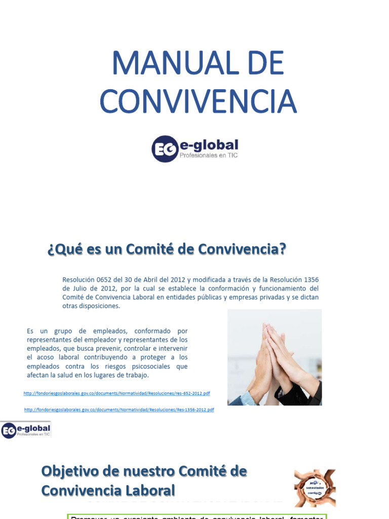 Manual de Convivencia Laboral y Acoso | PDF | Desarrollo personal ...