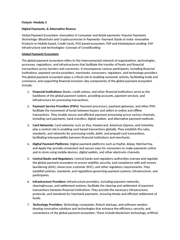 Innovations in Digital Payment Systems | PDF | Cryptocurrency | Apple Pay