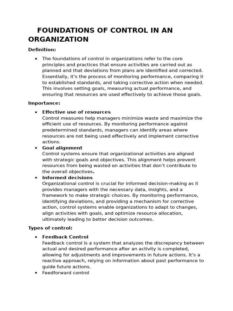 foundations-of-control-words | PDF | Goal | Performance Indicator