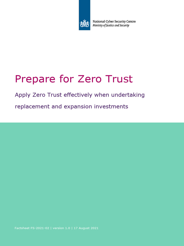 Implementing Zero Trust Principles | PDF | Computer Security | Security