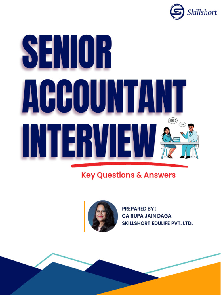 Crack Senior Accountant Interview - 1 | PDF | Payments | Cheque