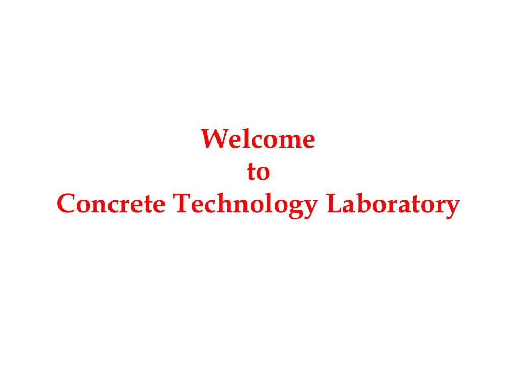 Concrete Technology Lab Experiments Guide | PDF | Concrete | Building ...