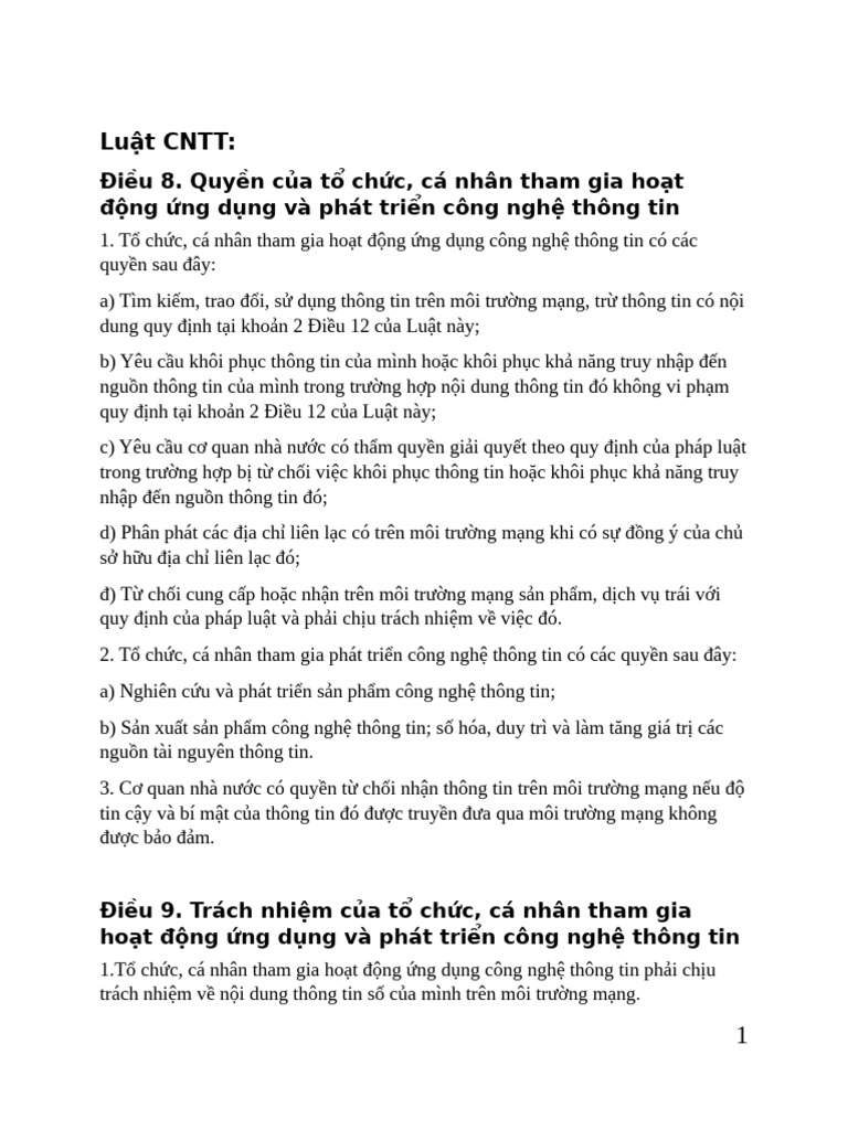 Các luật ATTT | PDF
