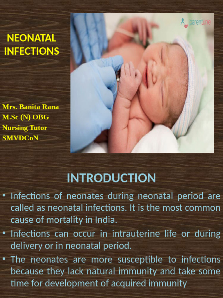 Understanding Neonatal Infections | PDF | Infection | Sepsis