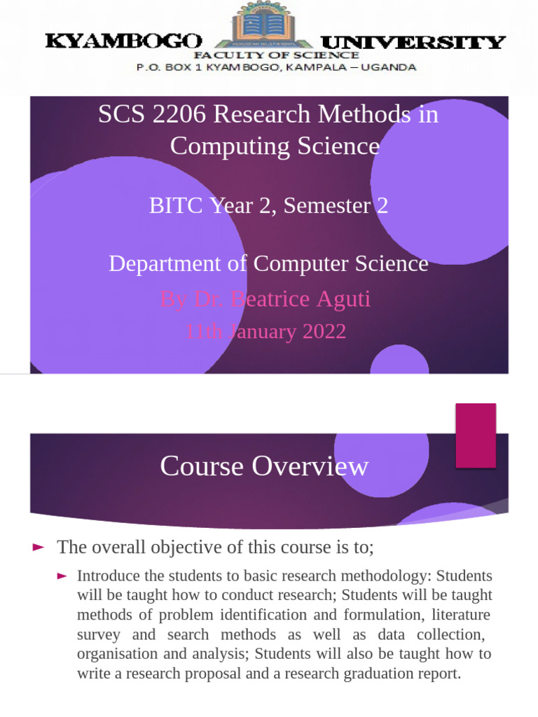 Lecture 1 Research Methods Pdf Methodology Science