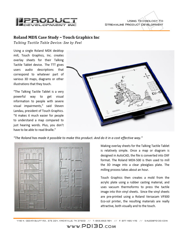 MDX Case Study Tactile Touch | PDF | Computing