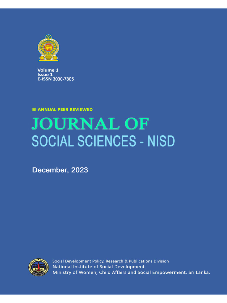 NISD Journal of Social Sciences Second Article | PDF
