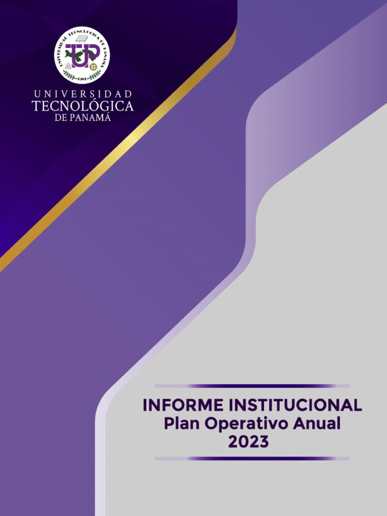 Informe Institucional Del Plan Operativo Anual 2023 | PDF ...