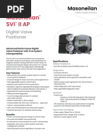 Masoneilan SVI3 Digital Valve Positioner Fact Sheet English | PDF ...