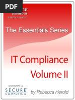 The Essentials Series IT Compliance Volume Two