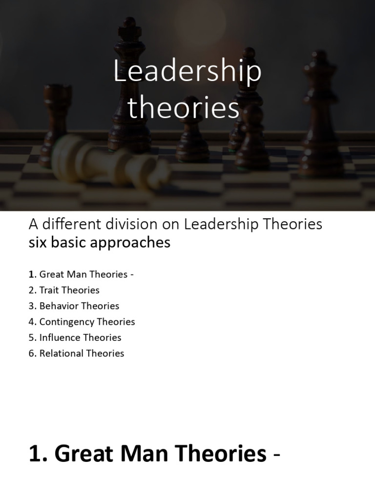 Contingency Theories of Leadership | PDF | Leadership | Behavioural ...