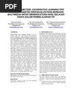Download Penerapan Metode Cooperative Learning Tipe Tai Team Assisted Individualization Berbasis Multimedia Untuk Meningkatkan Hasil Belajar Siswa Dalam Pembelajaran Tik_nia by Dadan Hamdani SN85315333 doc pdf