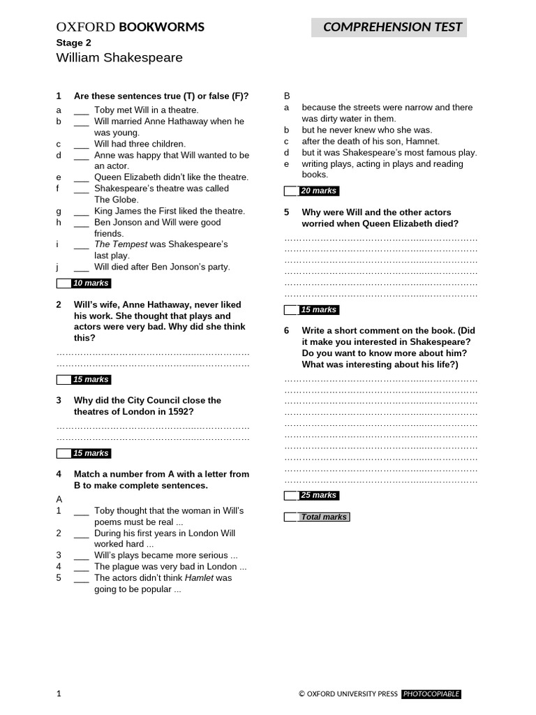 Obw William Shakespeare | PDF | William Shakespeare | Hamlet