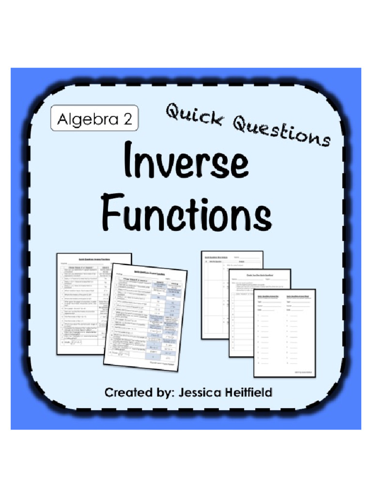 InversesActivityFREEFixCommonMistakes 1 | PDF