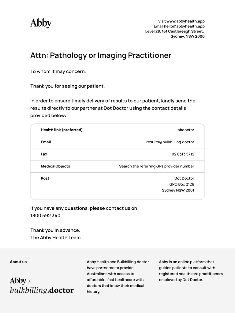 Attn: Pathology or Imaging Practitioner | PDF