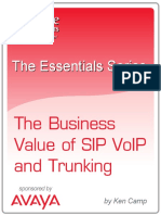 The Essentials Series The Business Value of SIP VoIP and Trunking