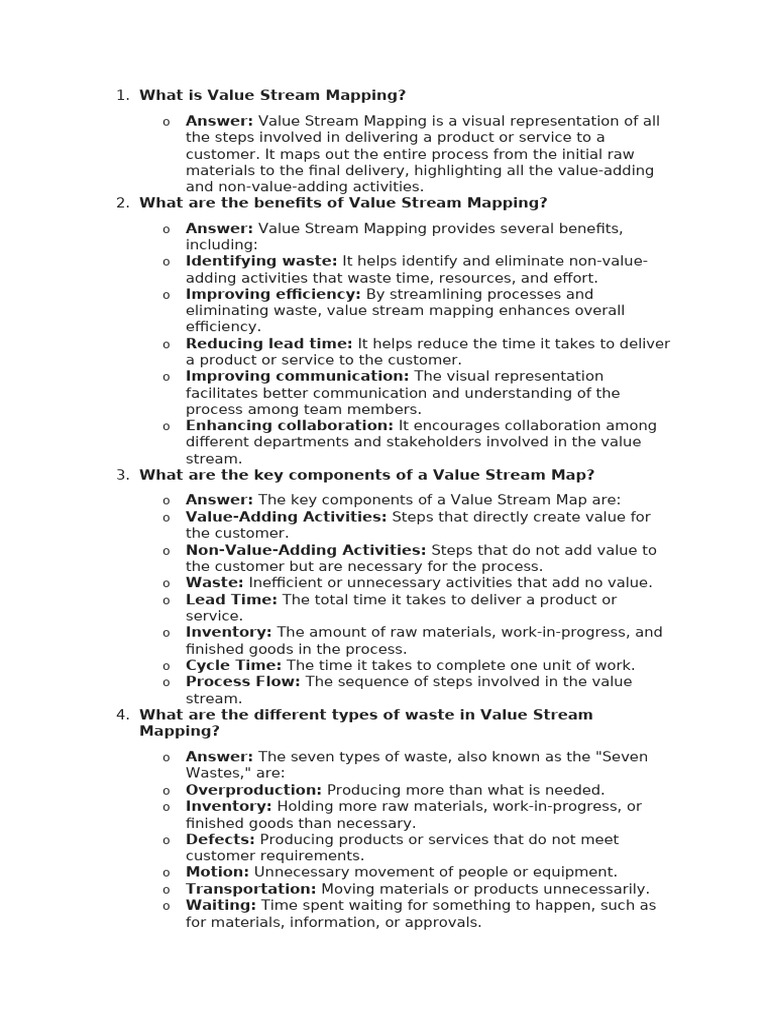 Understanding Value Stream Mapping | PDF | Lean Manufacturing | Inventory