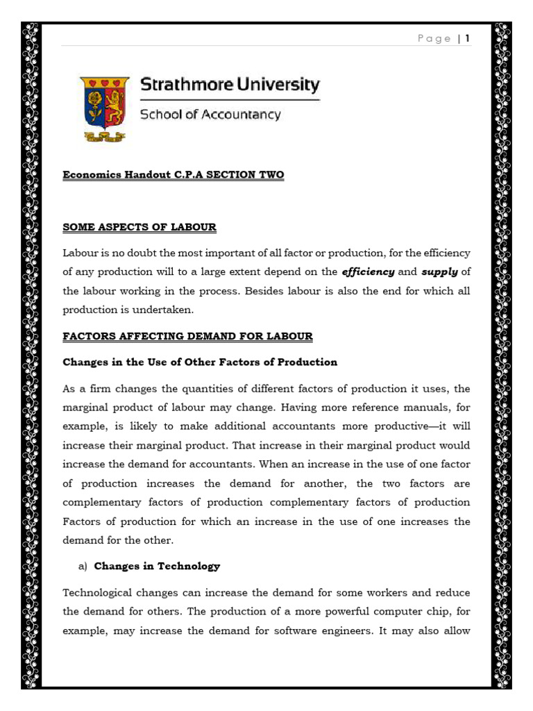 Mobility of Labour Final | PDF | Cost Of Living | Labour Economics