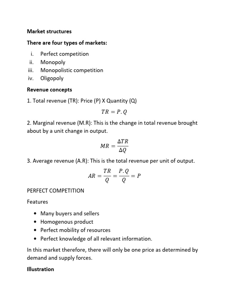 Profit Maximization in Market Structures | PDF | Monopoly | Profit ...
