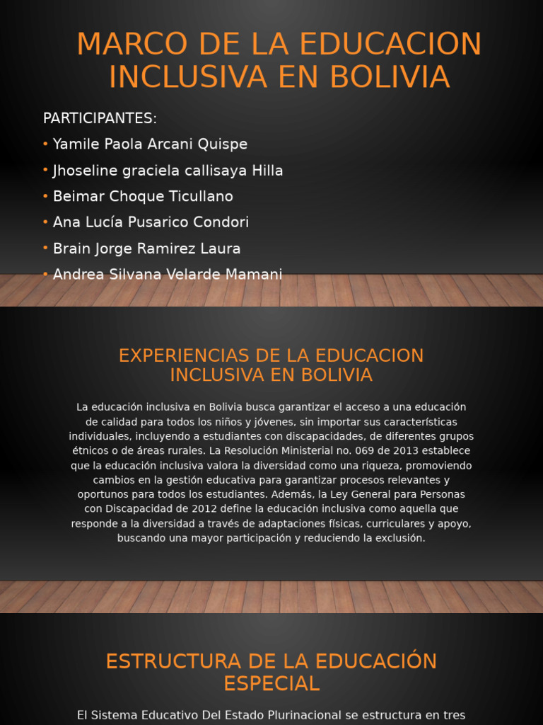 Educación Inclusiva Exposicion | PDF | Invalidez | Inclusión (Educación)