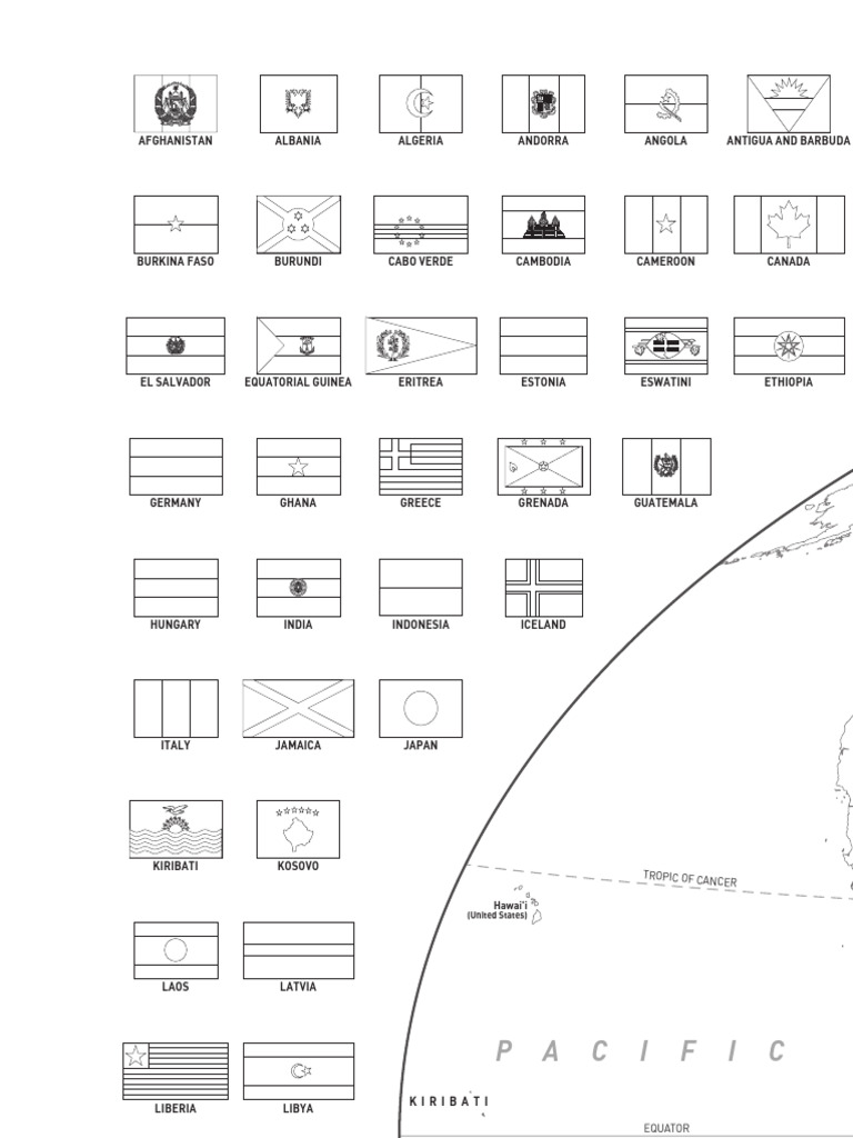 World Countries and Regions Map | PDF | Arab World