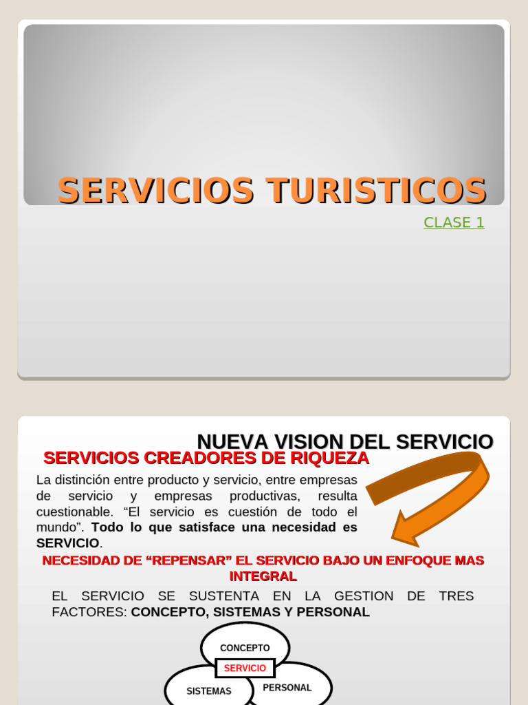 Servicio en La Hospitalidad Clase 1 La Revolucion Del Servicio | PDF ...
