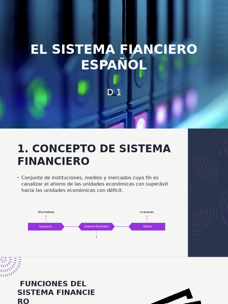 Estructura y Funciones del Sistema Financiero Español | PDF | Mercado ...