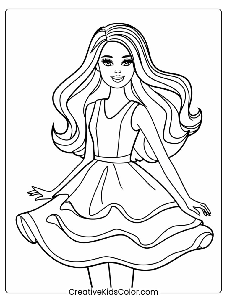 barbie-doll-coloring-page-r1 | PDF