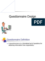 01 Questionnarie Design