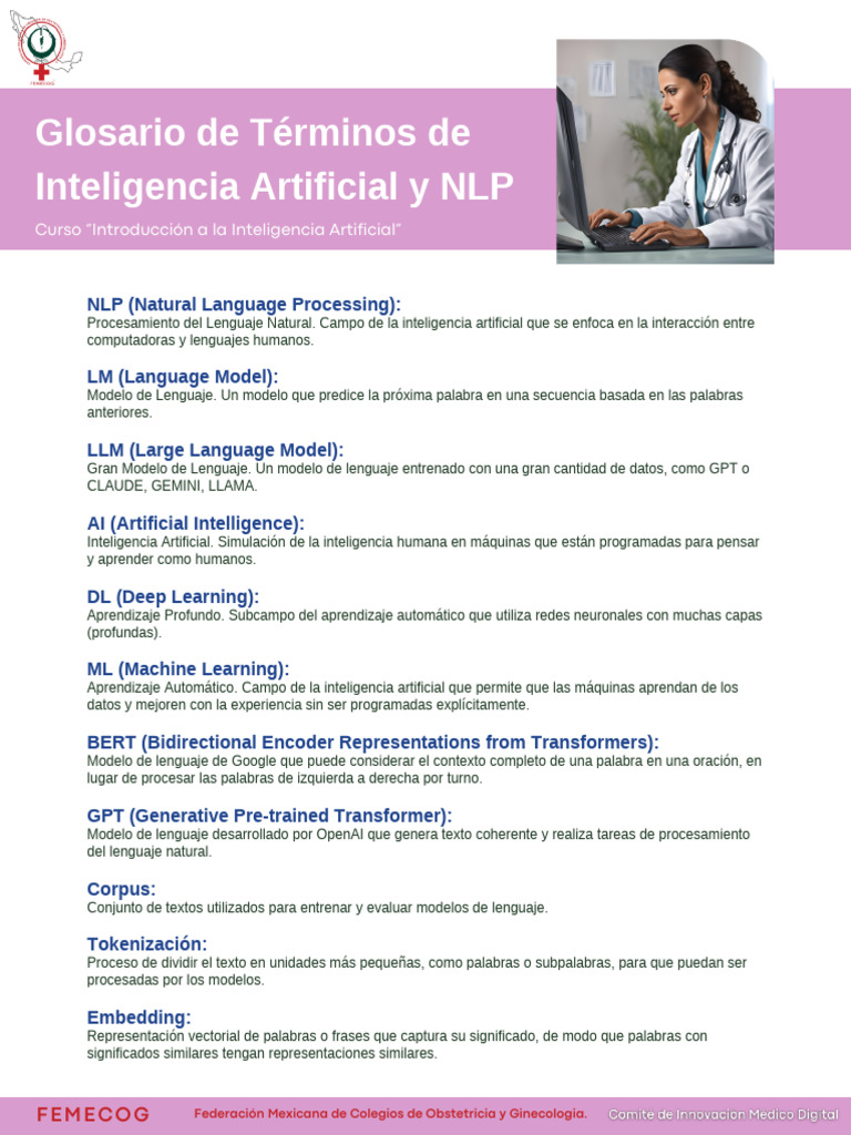 Glosario de Términos de IA y NLP | PDF | Aprendizaje | Ciencia cognitiva