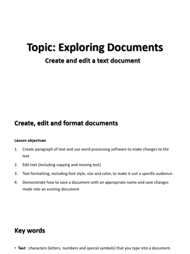 Document Creation and Formatting Guide | PDF | Page Layout | Typefaces