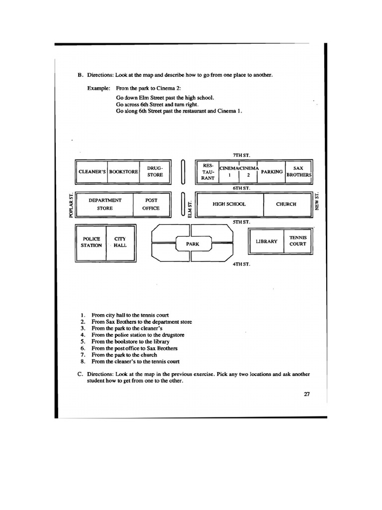 Directions B and C - 4 | PDF