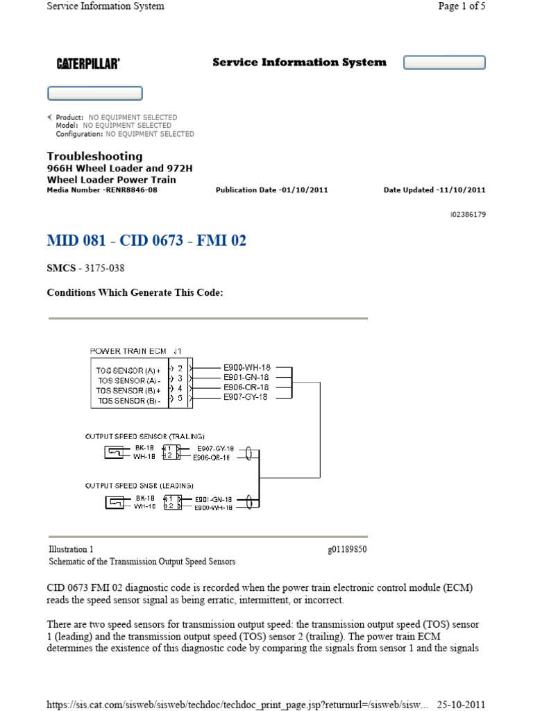 Troubleshooting CID 0673 FMI 02 Code | PDF | Electrical Connector | Switch