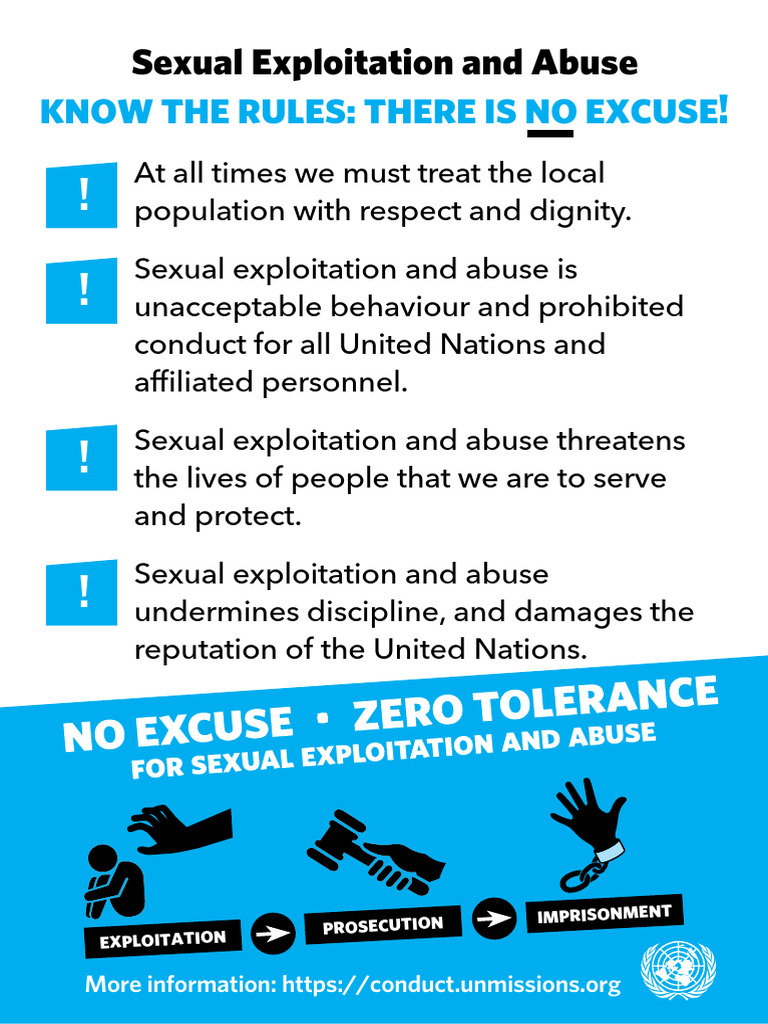UN Guidelines on Sexual Exploitation | PDF | Violence | Social Ethics