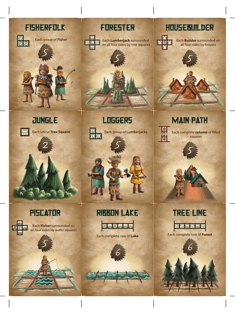 Chiefdom Cards A4 Colored Duplex Singlecut | PDF