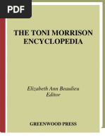 Download The Toni Morrison Encyclopedia by Viktoriia Ivanenko SN85322665 doc pdf