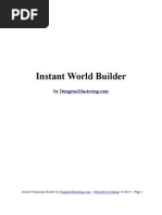 Instant World Builder