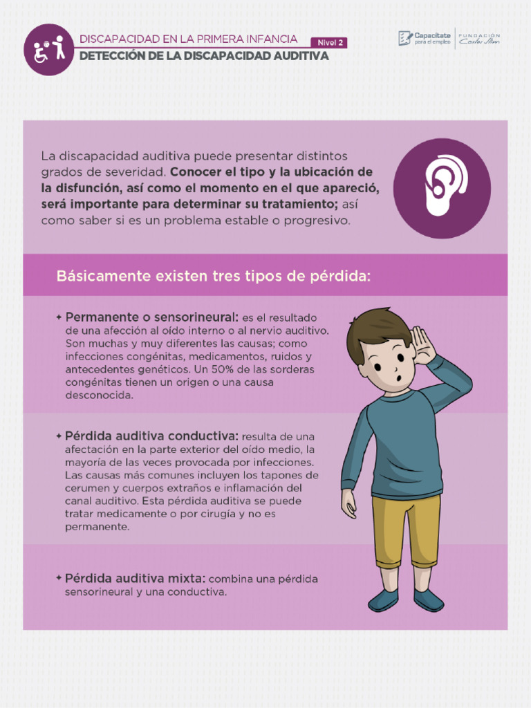 Deteccion de La Discapacidad Auditiva | PDF