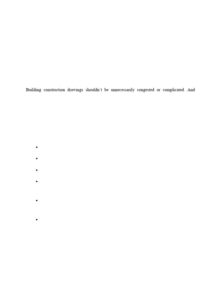 Building Construction Drawings Guide | PDF