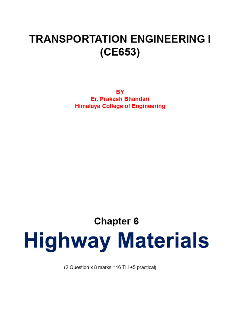 Road Materials and Subgrade Soil Analysis | PDF | Construction ...