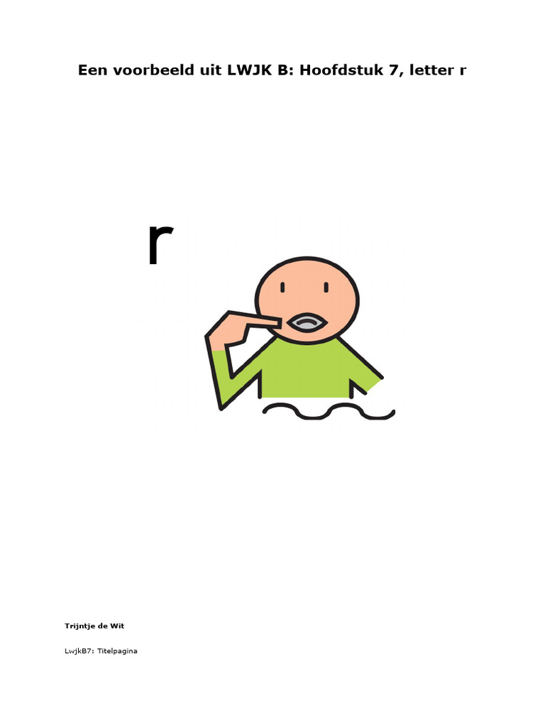 Letter Rkinderoefeningen | PDF