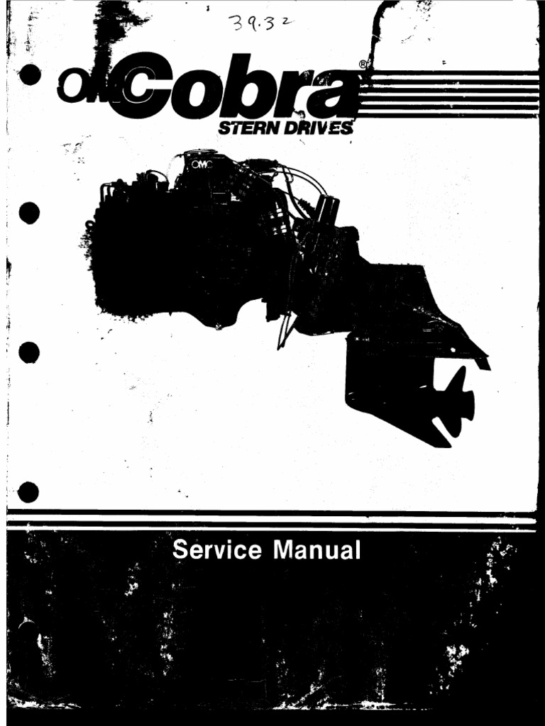 Cobra 87 & 89 Manual Outdrive Oil | PDF | Automotive Technologies | Car