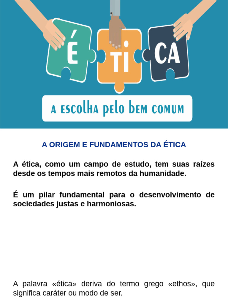 Origem e Fundamentos da Ética | PDF | Moralidade | Justiça