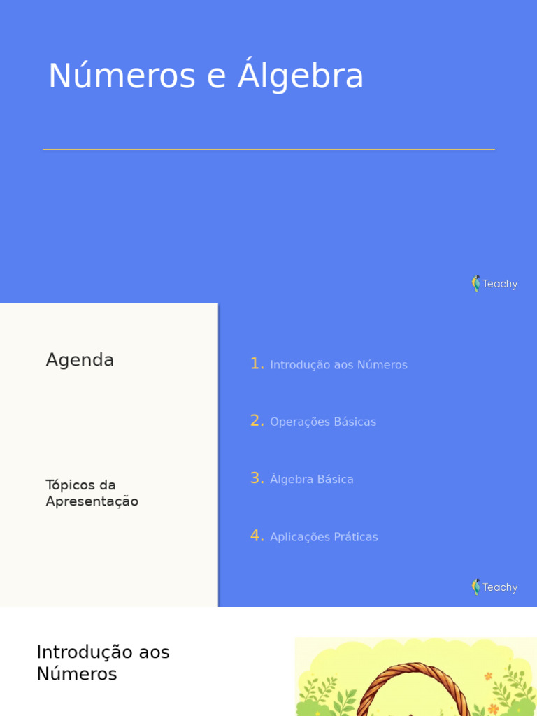Números e Álgebra: Fundamentos e Aplicações | PDF | Equações | Números