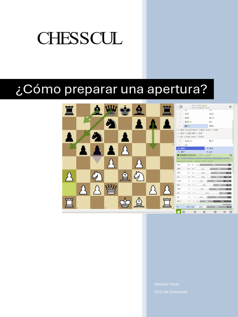 Preparación de Aperturas en Ajedrez | PDF | Aperturas de ajedrez ...